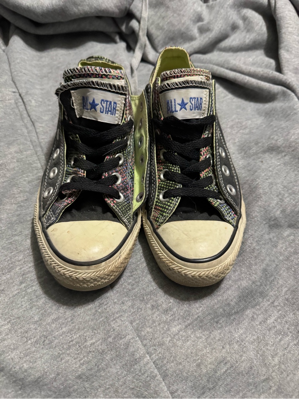 Converse Chuck Taylor All Star Low – Women’s 8 – Multicolor Woven Tapestry Print